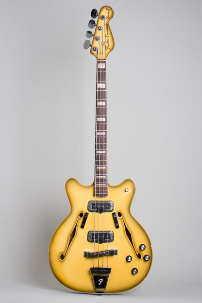 Fender Coronado Bass II Antigua Hollow Body Electric Bass Guitar (1968)