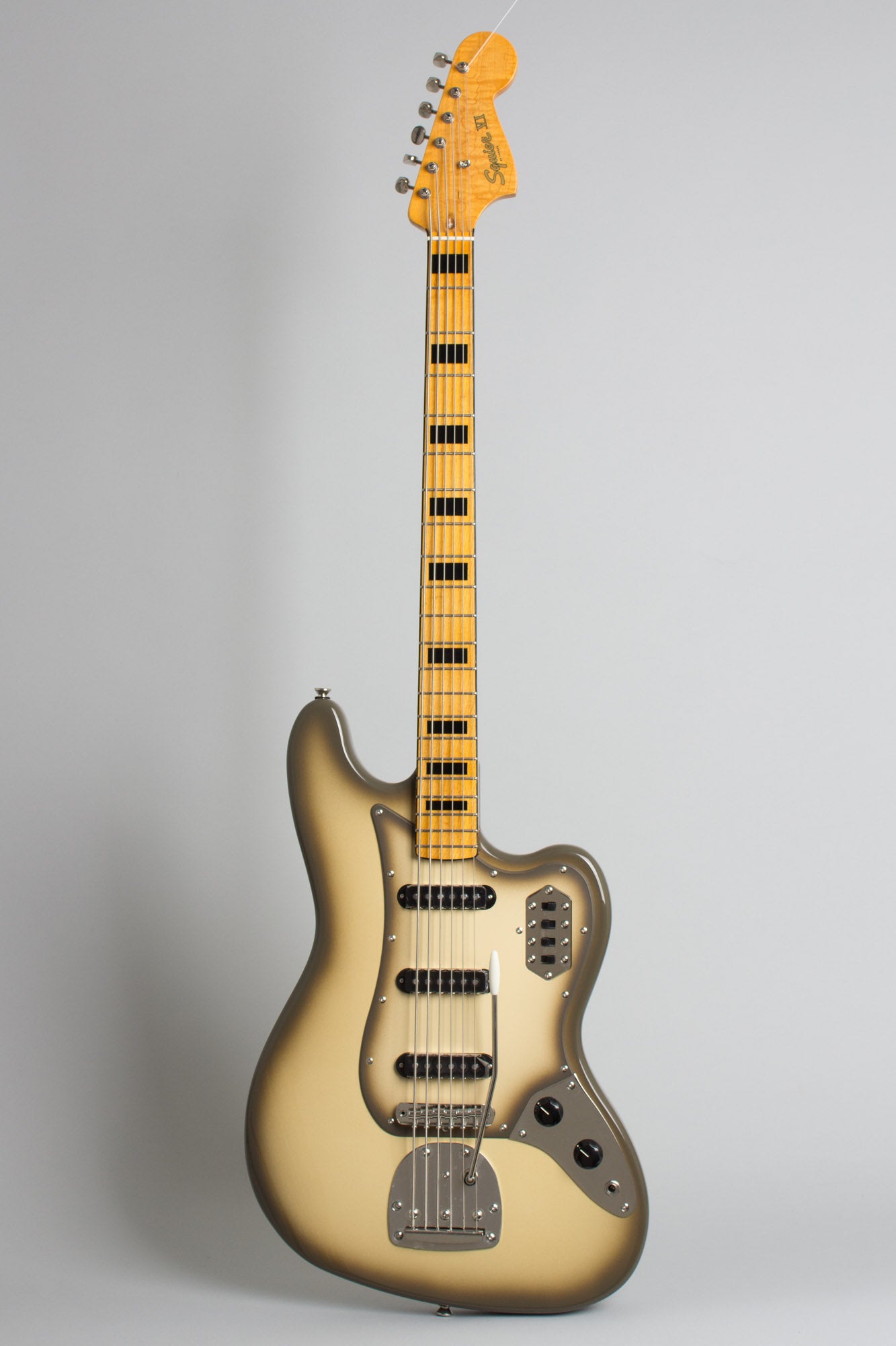 Squier by Fender Bass VI Antigua Electric 6-String Bass Guitar (2024)