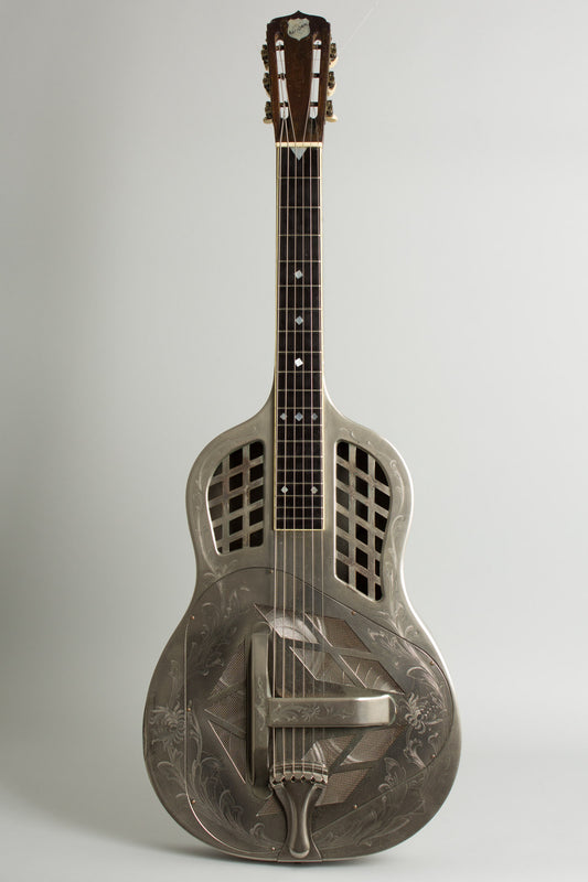 National Style 4 Tricone Squareneck Resophonic Guitar (1928)