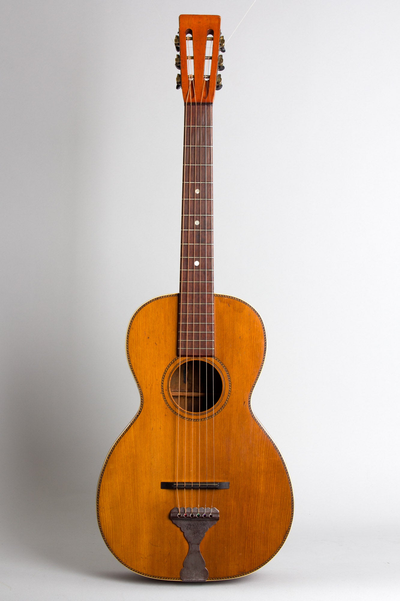 Harmony Oak Flat Top Acoustic Guitar (1920s)