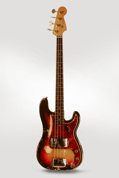 Fender Precision Bass Solid Body Electric Bass Guitar (1963)