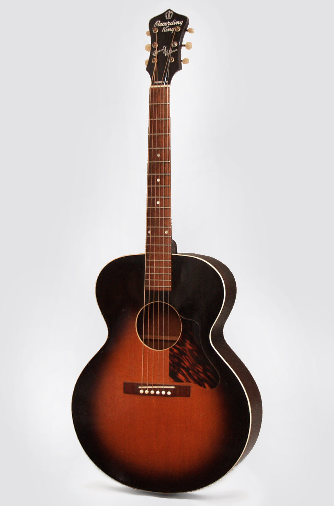 Gibson Carson Robison Recording King Model K Jumbo Flat Top Acoustic Guitar (1940)