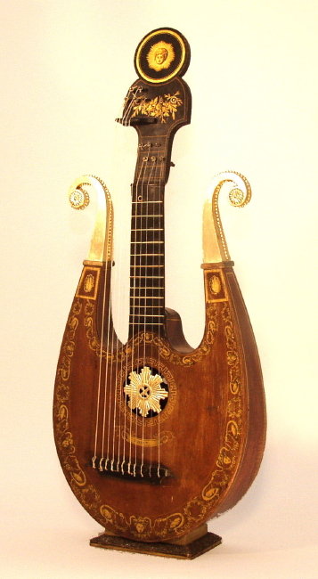 Edward Light Apollo Lyre Harp Guitar (1817)