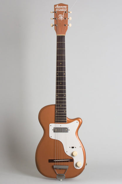 Harmony H-44 Stratotone Solid Body Electric Guitar (1956)