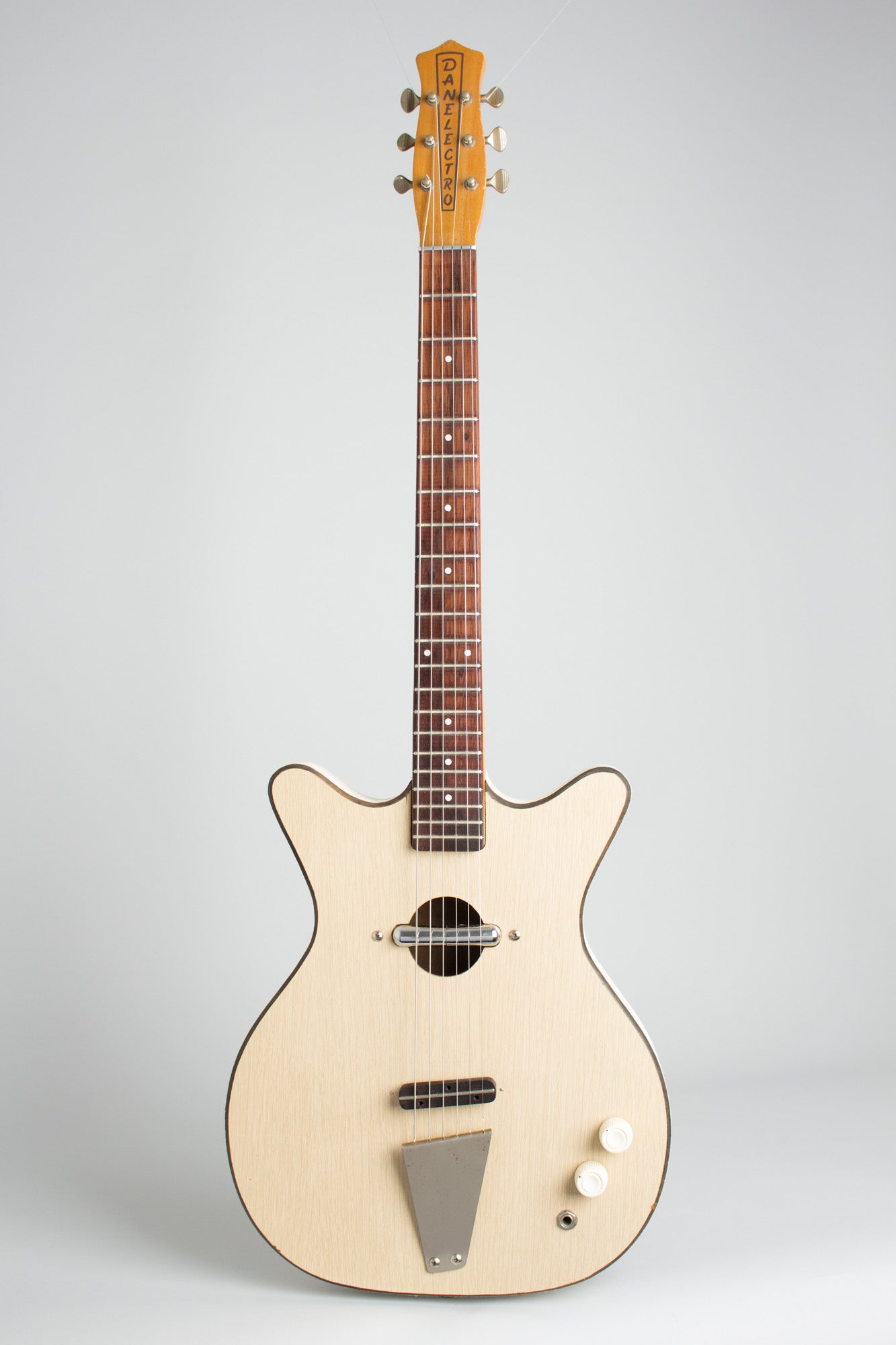 Danelectro Convertible Model 5015 owned by Vinnie Bell Thinline Hollow Body Electric Guitar (1966)
