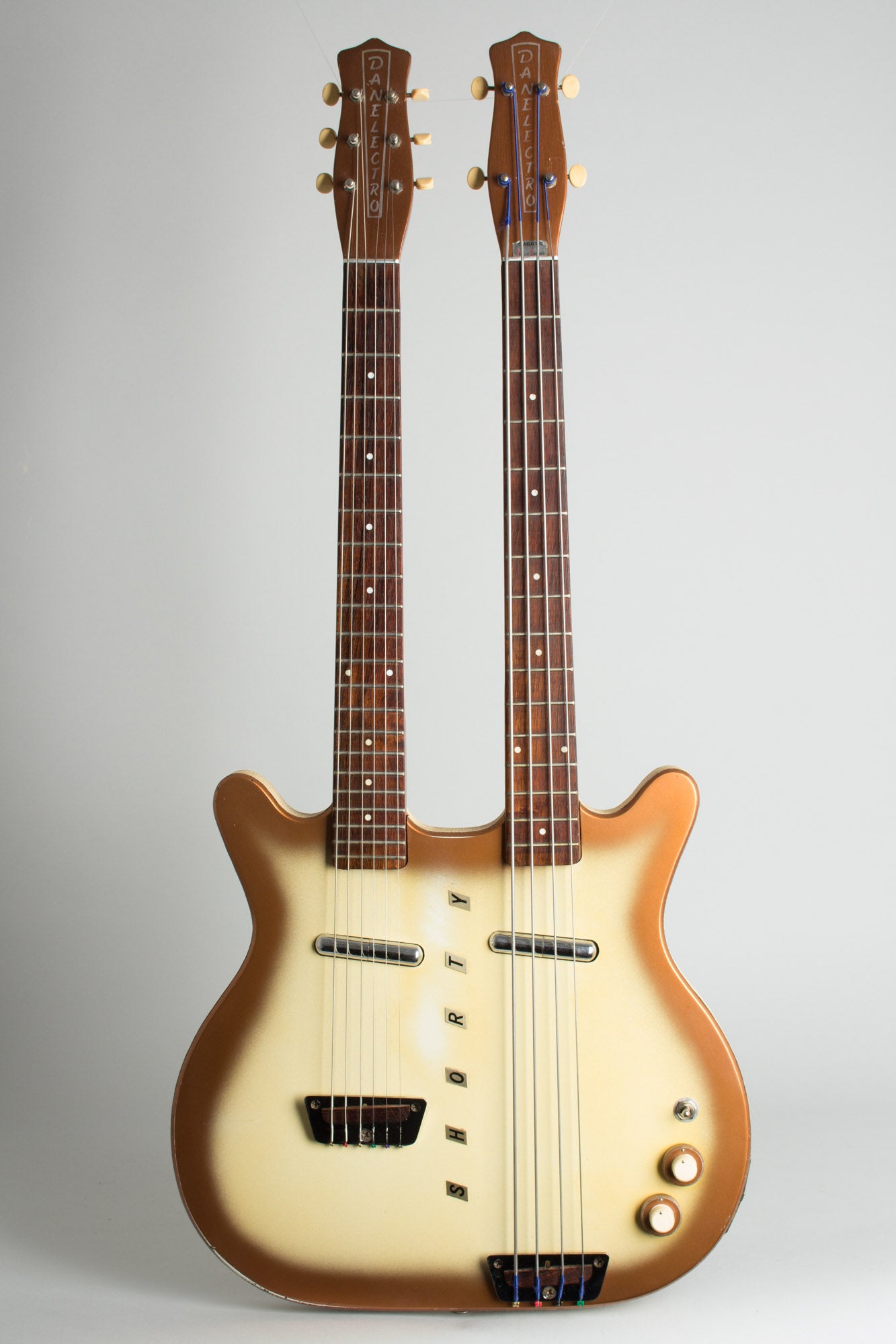 Danelectro Doubleneck Model 3923 Semi-Hollow Body Electric Guitar (1964)