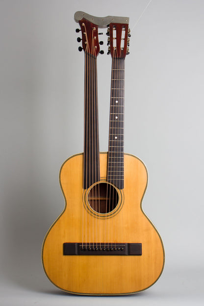Harmony Supertone #12E 650 1/4 Harp Guitar (1918)