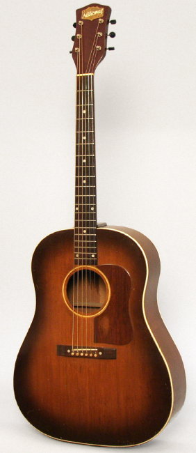 National Model 1155 Flat Top Acoustic Guitar (1949)