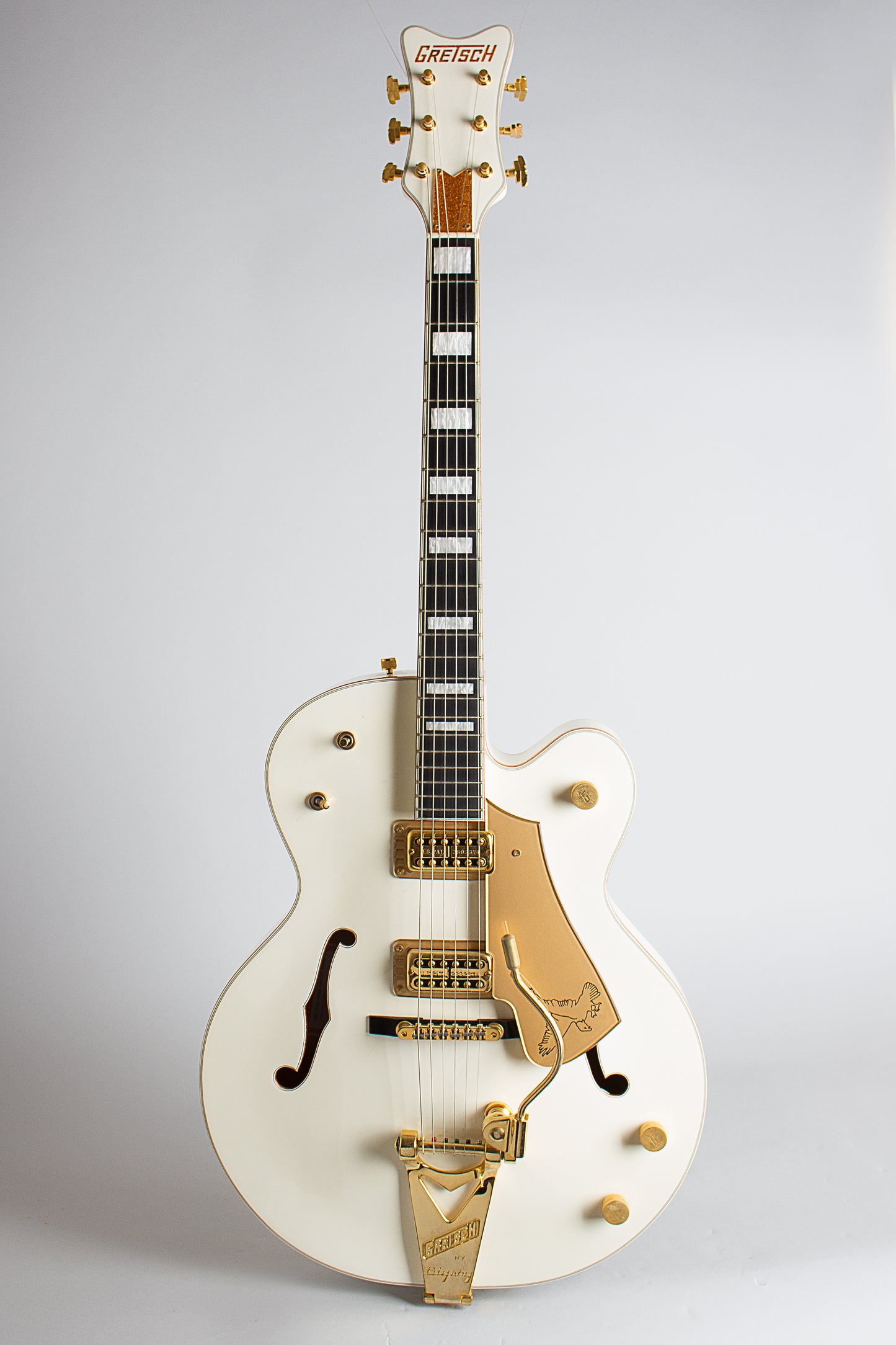 Gretsch G7593 White Falcon Arch Top Hollow Body Electric Guitar (2005)