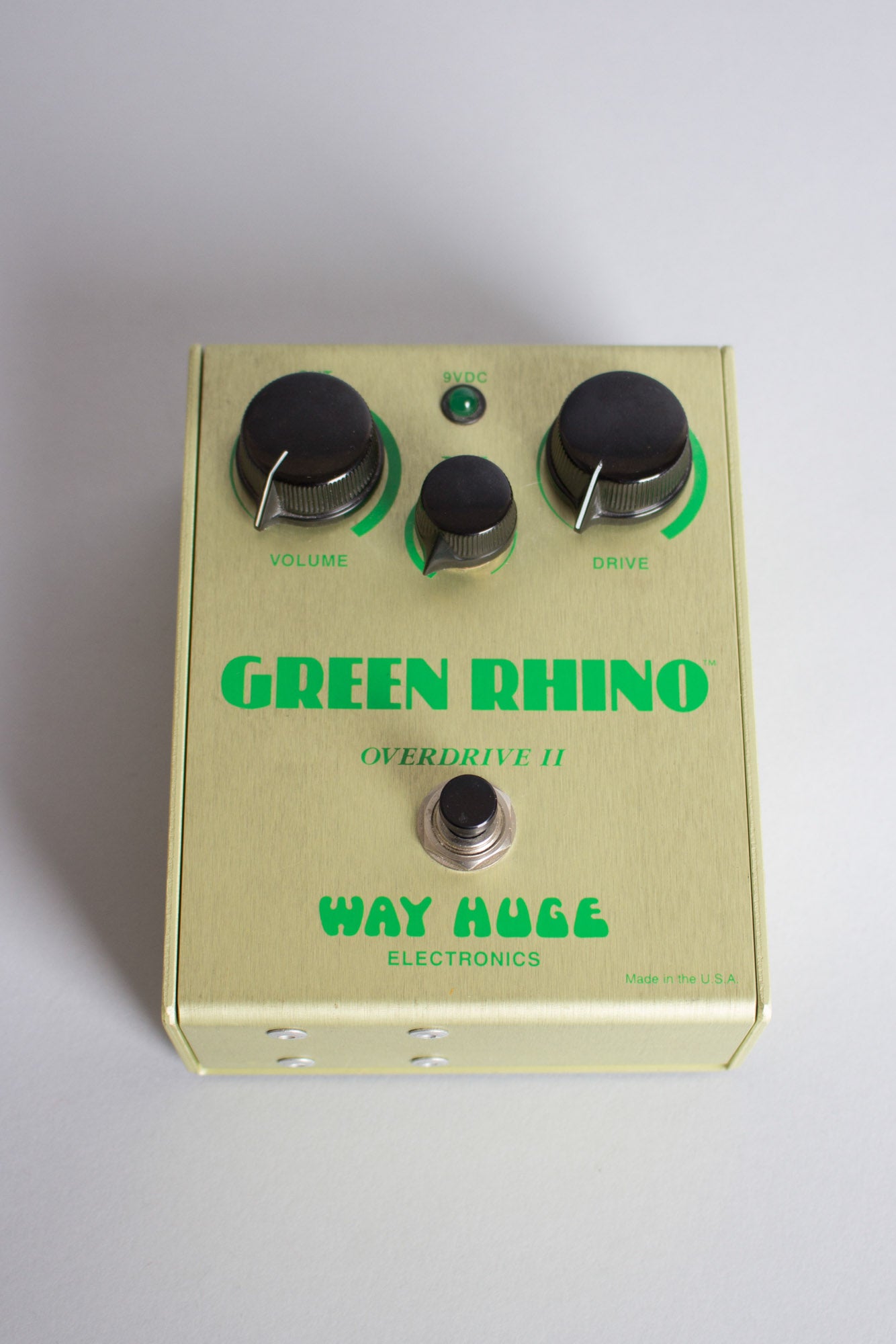 Way Huge Electronics Green Rhino GR-2 Overdrive II Overdrive Pedal Effect (1998)