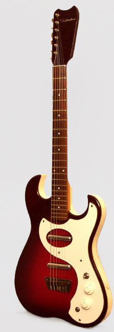 Danelectro Silvertone ""Amp-in-Case"" Semi-Hollow Body Electric Guitar (1965)