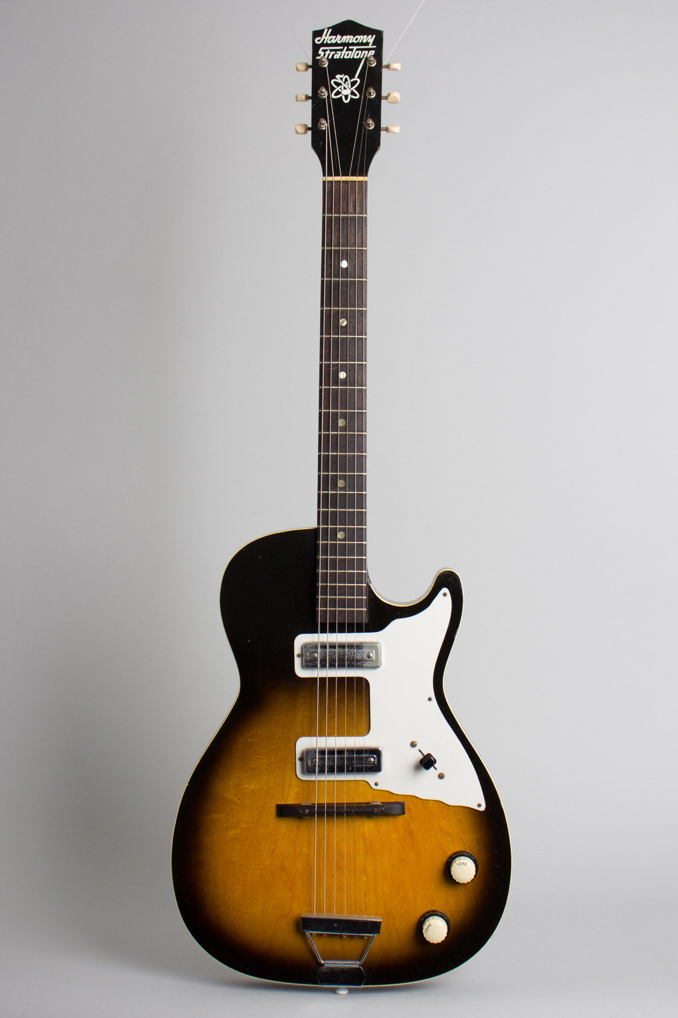 Harmony Stratotone Mars H-46 Thinline Hollow Body Electric Guitar (1959)