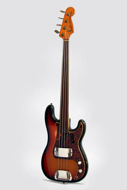 Fender Precision Fretless Solid Body Electric Bass Guitar (1970)