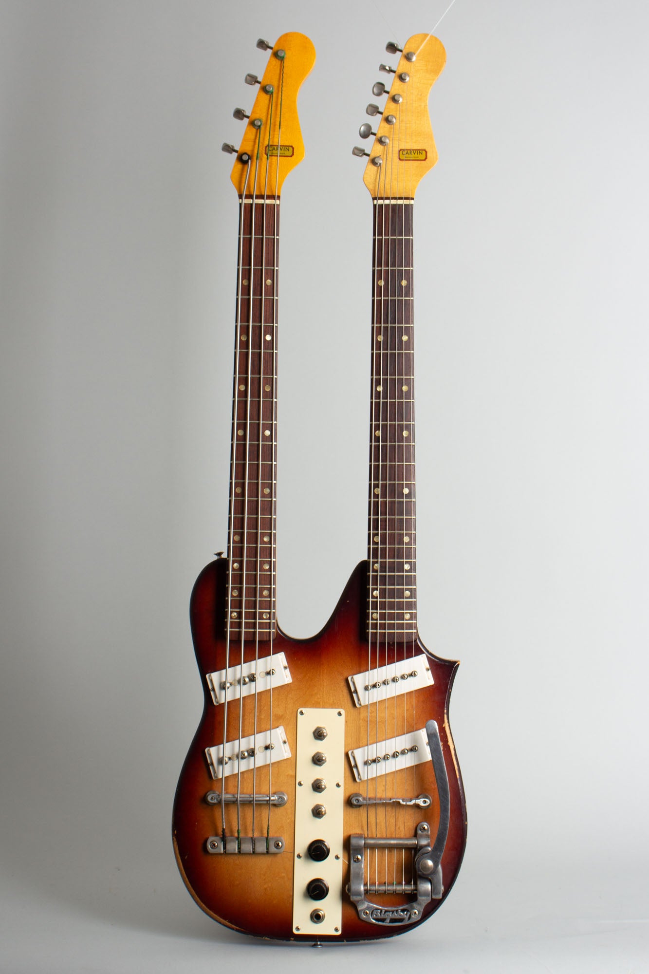 Carvin #4 BS Double Neck Bass & Guitar Solid Body Electric Guitar (1966)