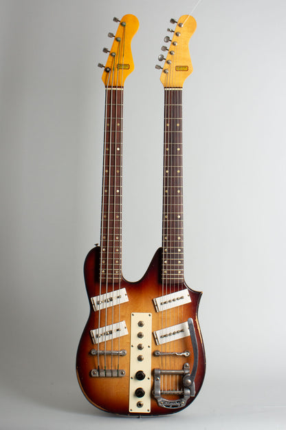 Carvin #4 BS Double Neck Bass & Guitar Solid Body Electric Guitar (1966)