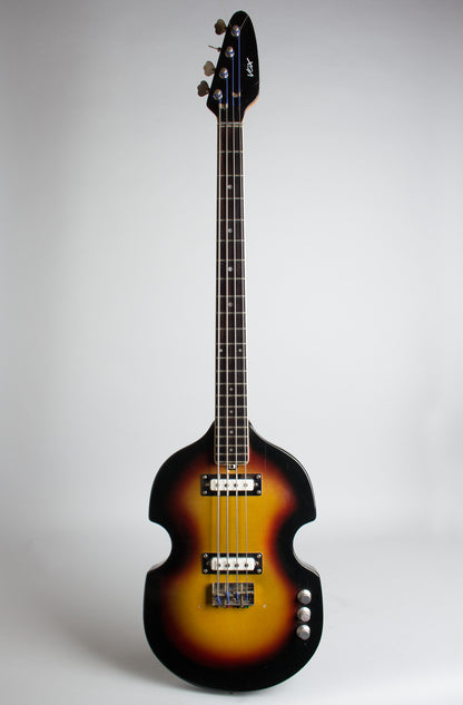 Vox V-232 Violin Bass Solid Body Electric Bass Guitar (1965)