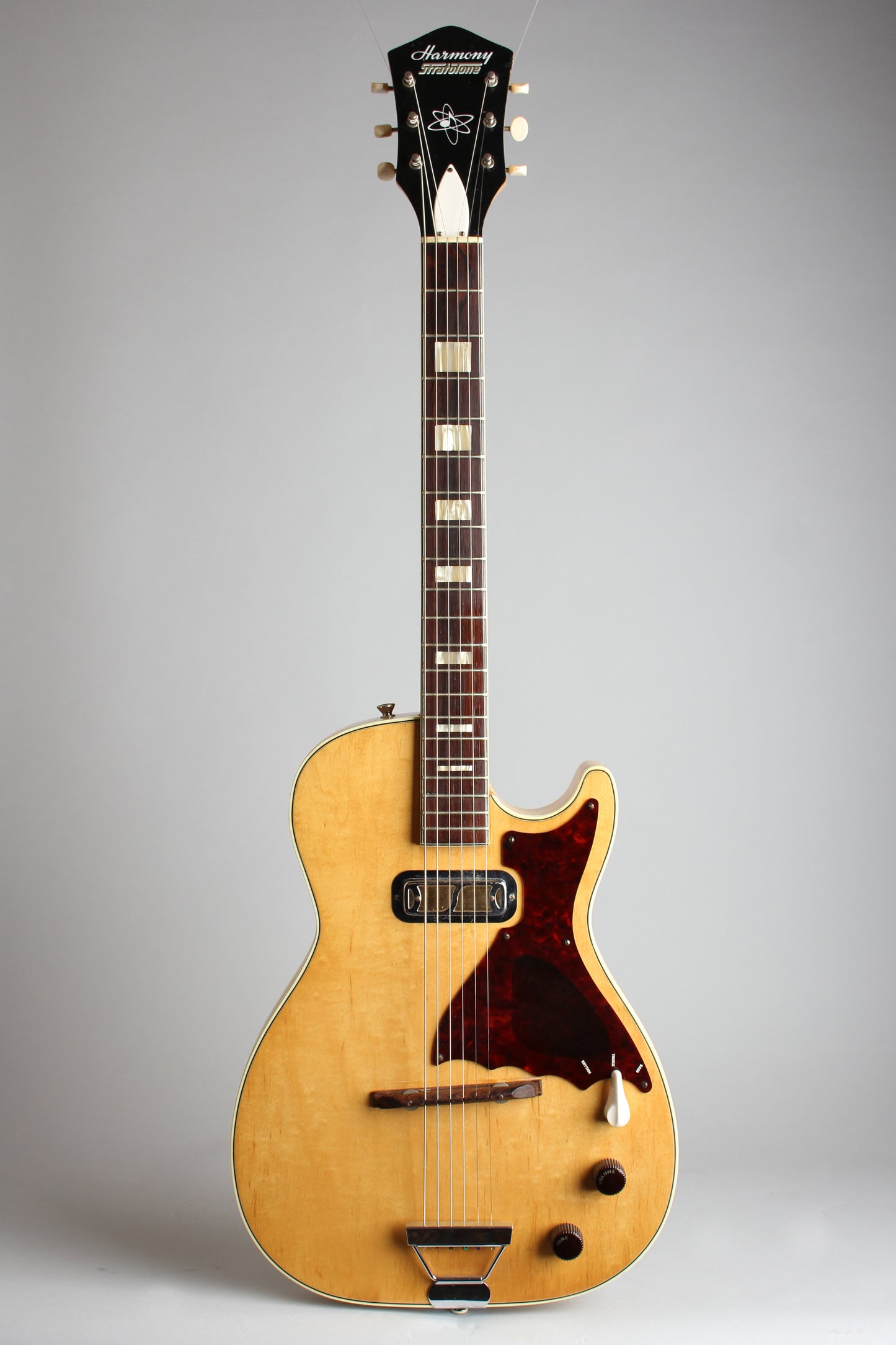 Harmony Stratotone Mercury H-48 Semi-Hollow Body Electric Guitar (1959)