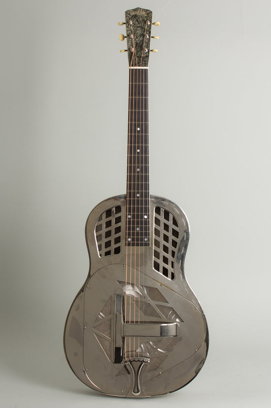 National Tricone Exploding Palm Tree Resophonic Guitar (1937)