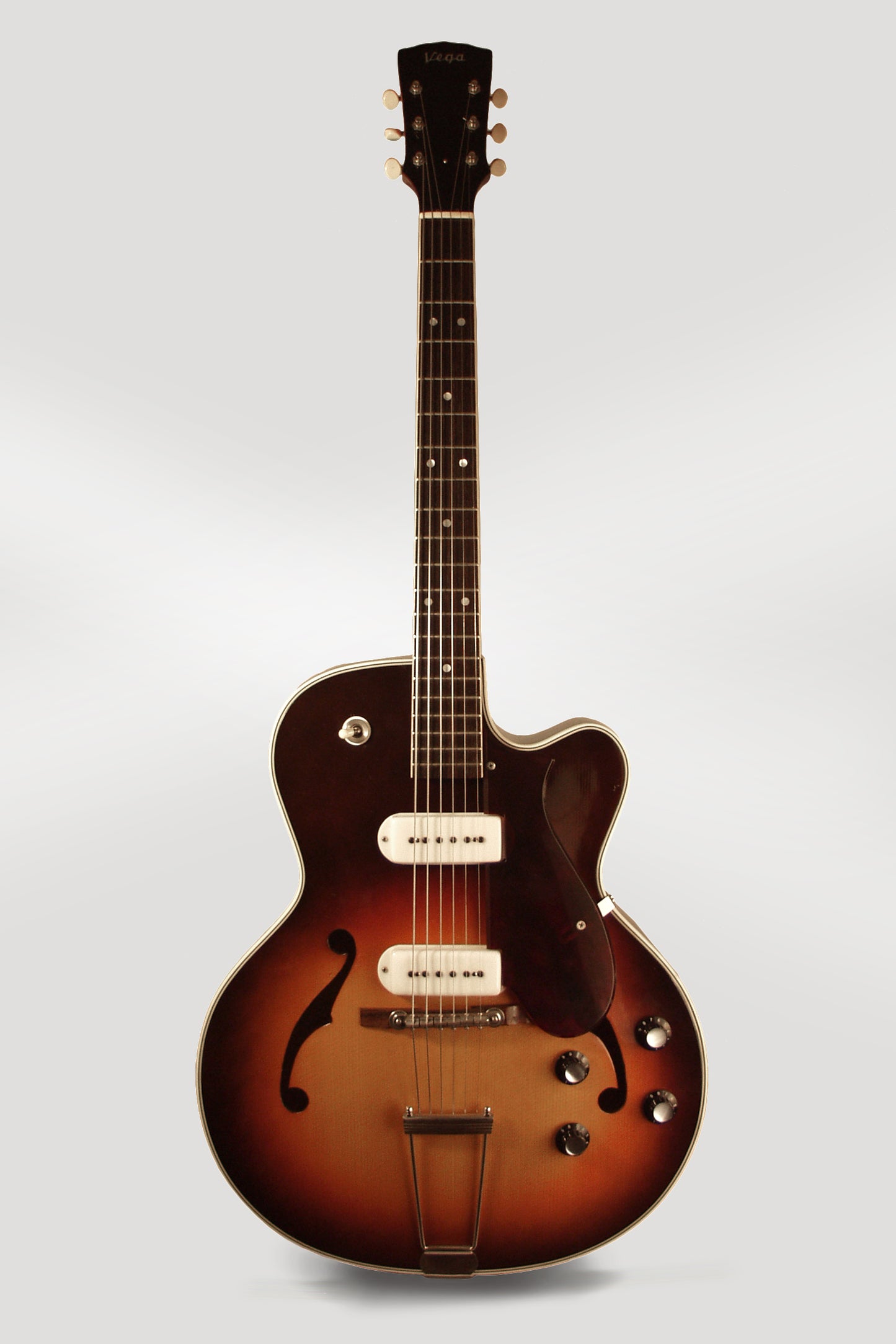 Vega E-30D Arch Top Hollow Body Electric Guitar (1963)