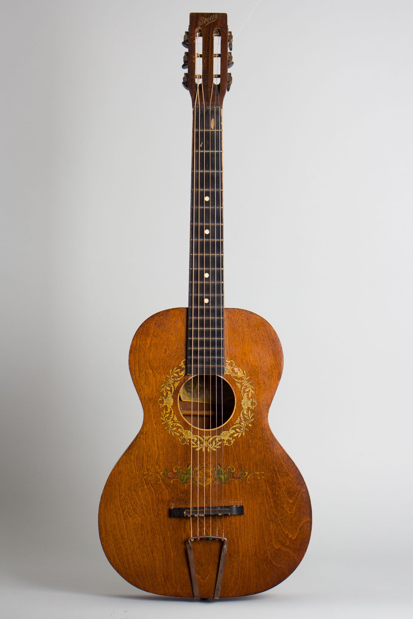 Oscar Schmidt Stella Concert Size Flat Top Acoustic Guitar (1930s)