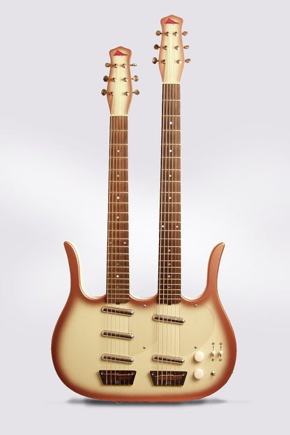 Jerry Jones Longhorn Baritone Doubleneck Solid Body Electric Guitar (mid-1990's)