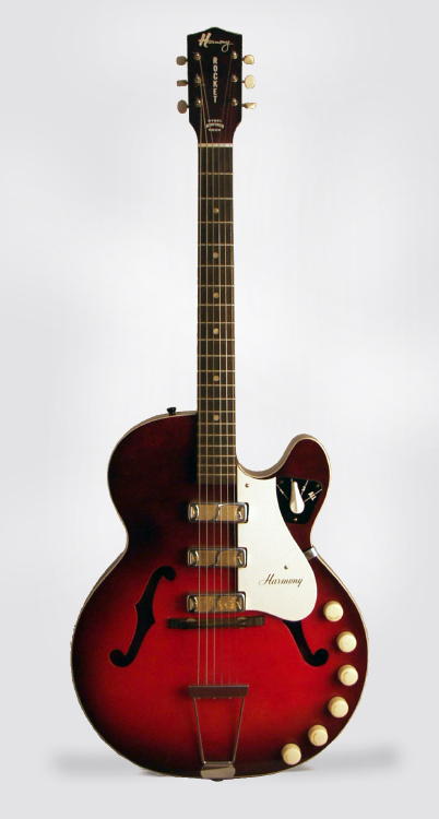 Harmony H-59 Rocket Thinline Hollow Body Electric Guitar (1965)