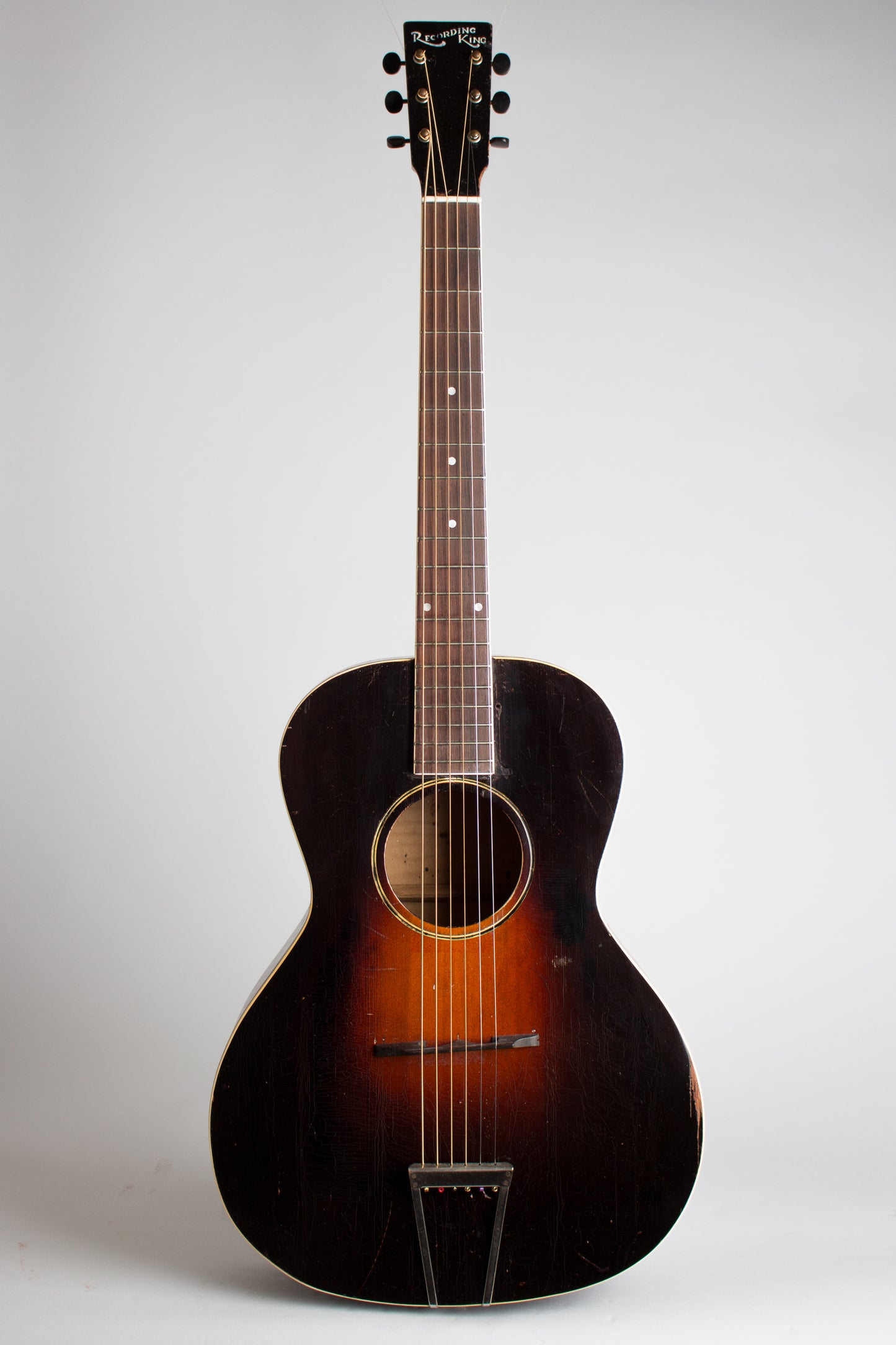Gibson Recording King Model 681 Flat Top Acoustic Guitar (1934)
