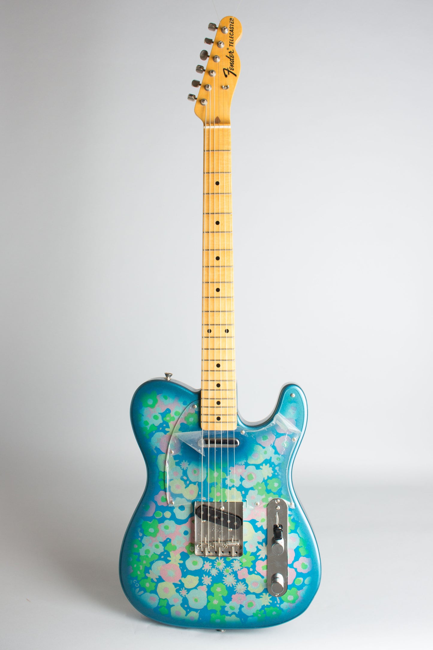 Fender Blue Floral Telecaster Solid Body Electric Guitar (2000)