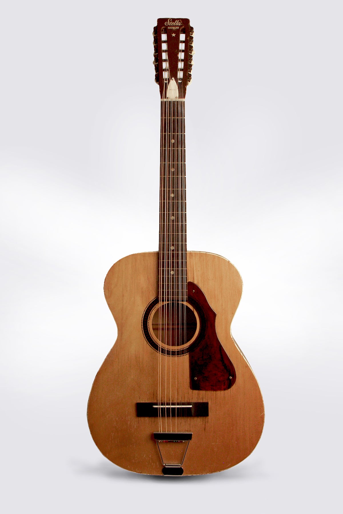 Harmony Stella 12 String Flat Top Acoustic Guitar (1950's)