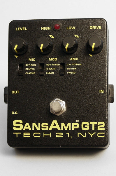 Tech 21 Sans Amp GT2 Preamp Pedal Effect (1990's)