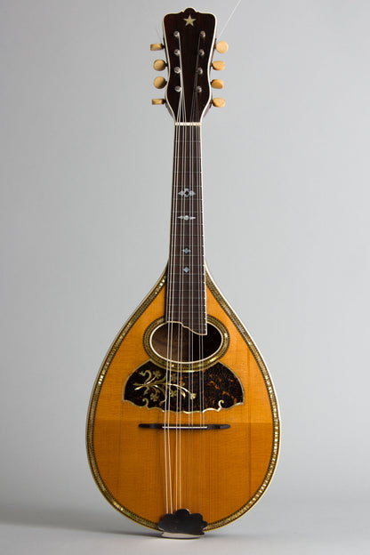 Harmony Leland Brilliantone Flat Back, Bent Top Mandolin (1918)