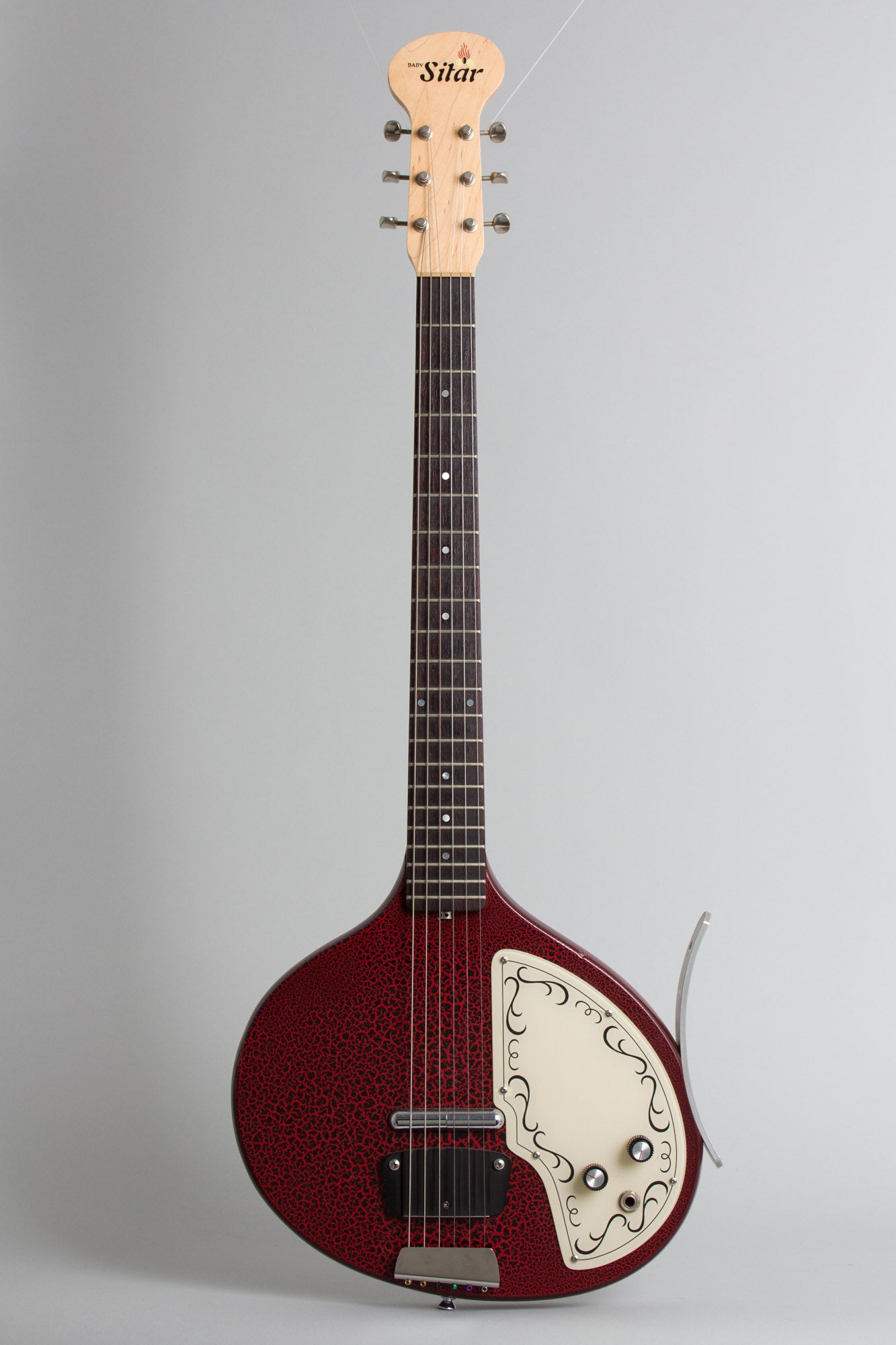 Jerry Jones Baby Sitar Solid Body Electric Guitar (2000s)