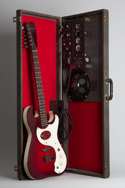 Danelectro Silvertone Model 1457 Amp-In-Case Semi-Hollow Body Electric Guitar (1965)