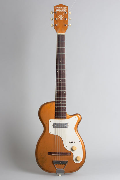 Harmony H-44 Stratotone Solid Body Electric Guitar (1955)