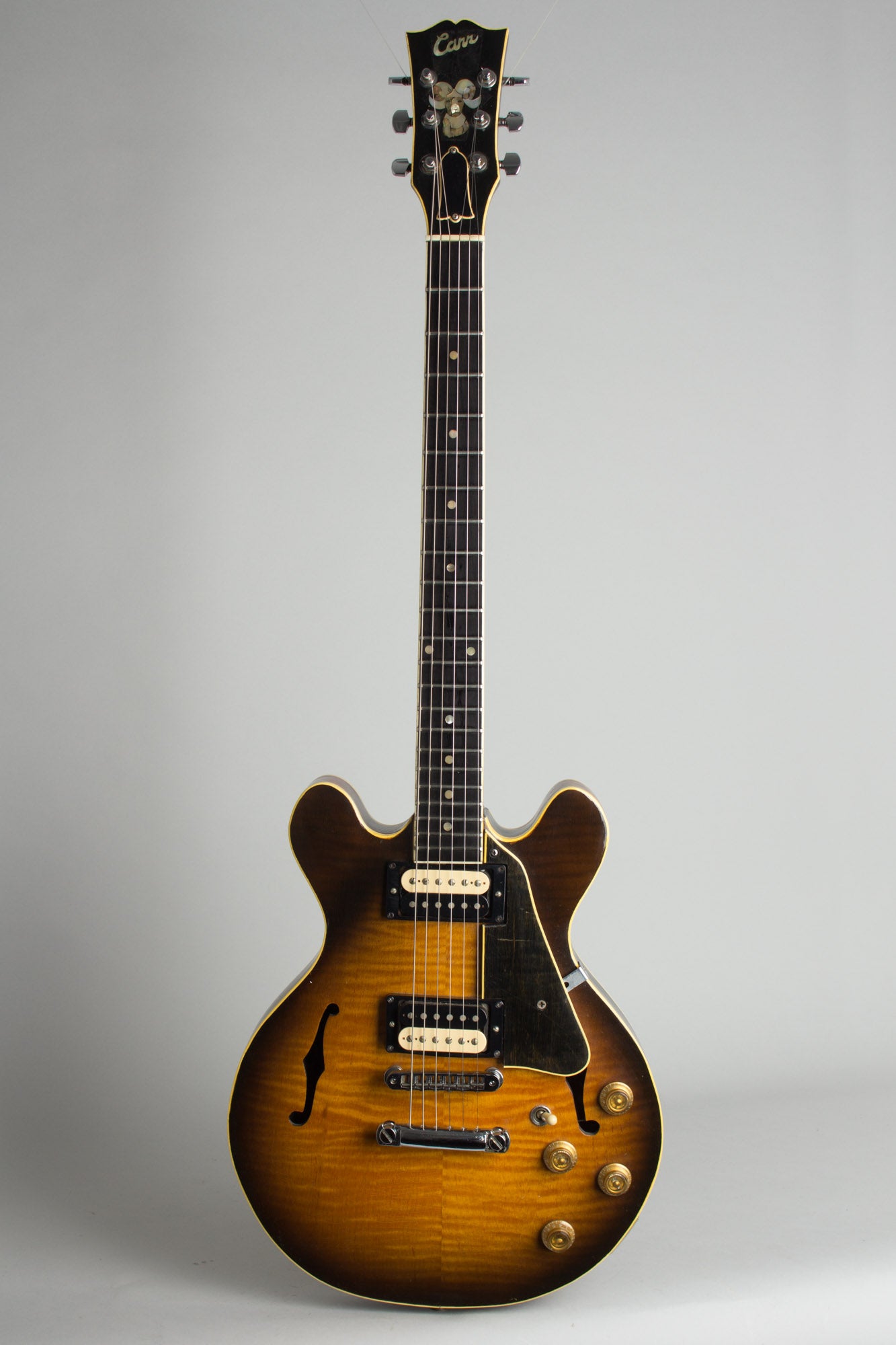 Steve Carr Mini-335 Owned and used by Elliott Sharp Semi-Hollow Body Electric Guitar (1981)