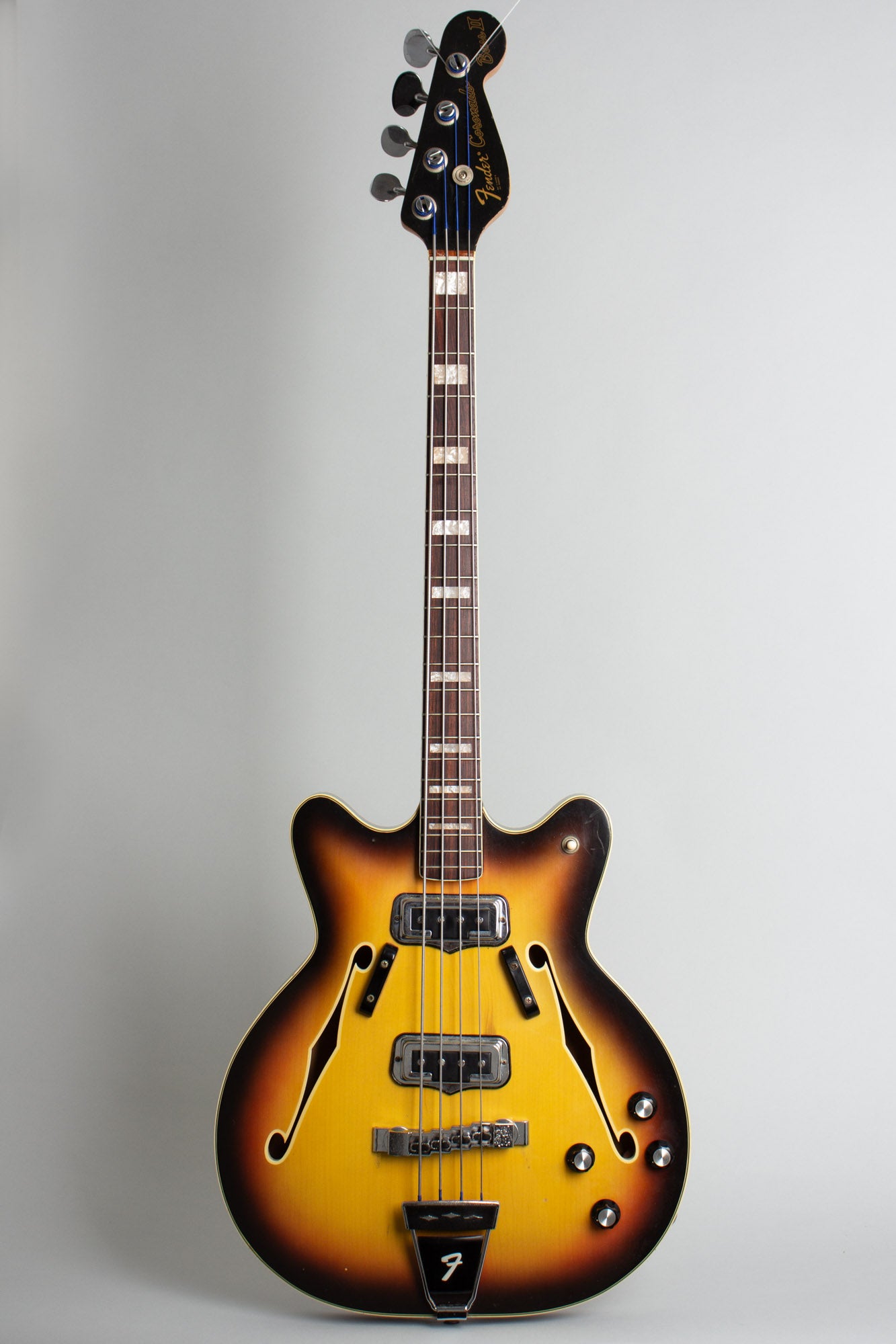 Fender Coronado Bass II Hollow Body Electric Bass Guitar (1967)