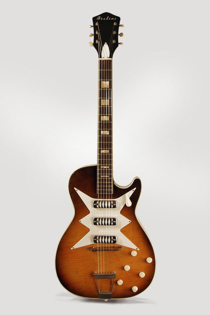 Harmony Airline Model 7209 Semi-Hollow Body Electric Guitar (1961)