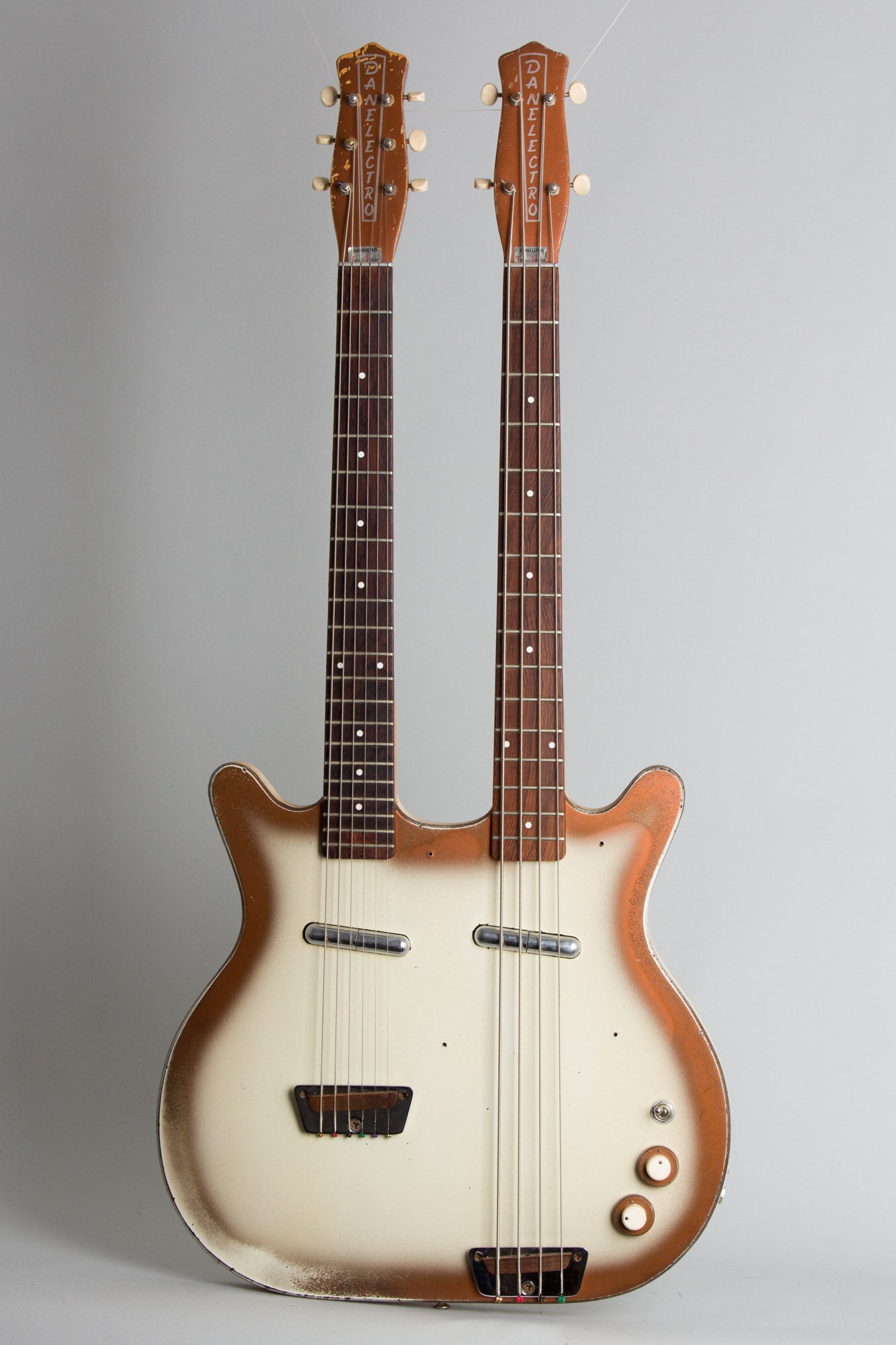 Danelectro Doubleneck Model 3923 Semi-Hollow Body Electric Guitar (1964)