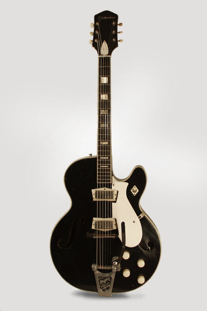 Harmony Silvertone Model 1446L Thinline Hollow Body Electric Guitar (1962)