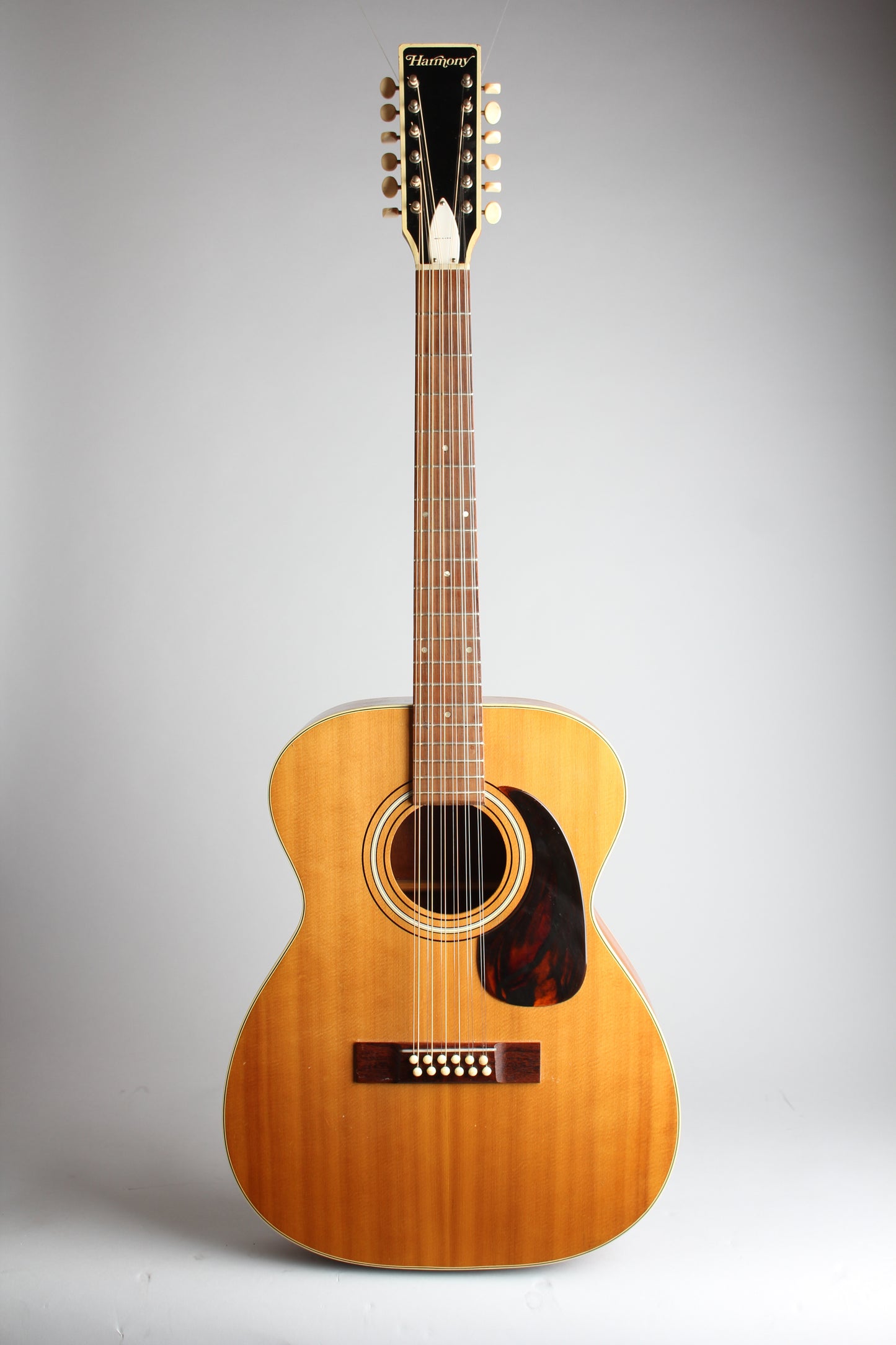 Harmony H-1233 12 String Flat Top Acoustic Guitar