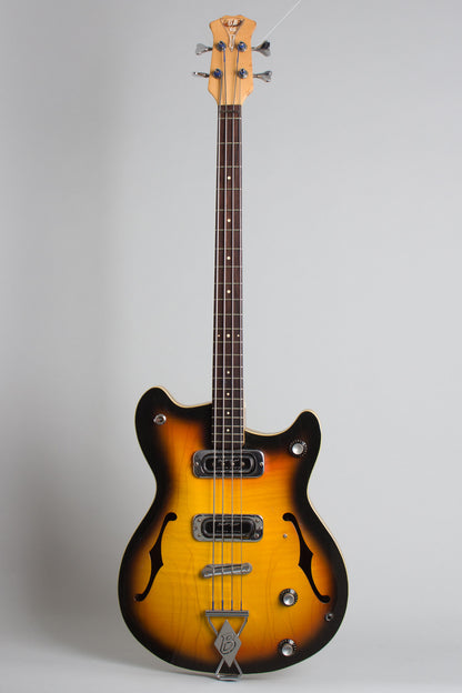 Burns Baldwin GB-66 Hollow Body Electric Bass Guitar (1966)