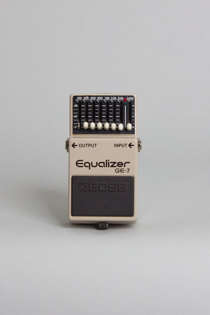 Boss GE-7 Equalizer Owned and Used by Tom Verlaine Equalizer Pedal Effect (1986)