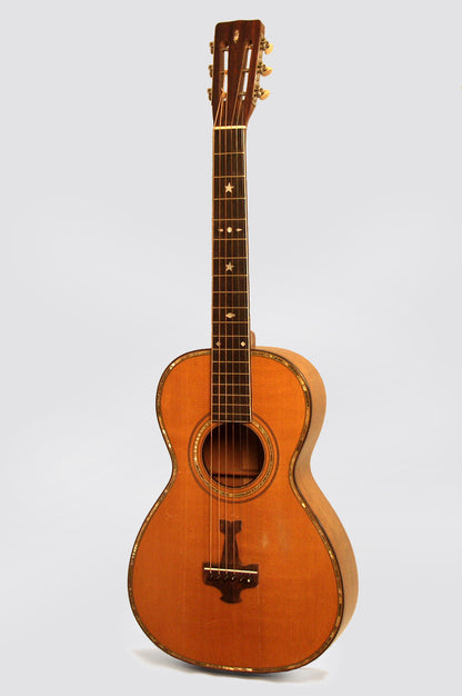 Harmony Supertone ""Airplane Bridge"" Deluxe Flat Top Acoustic Guitar (1929)