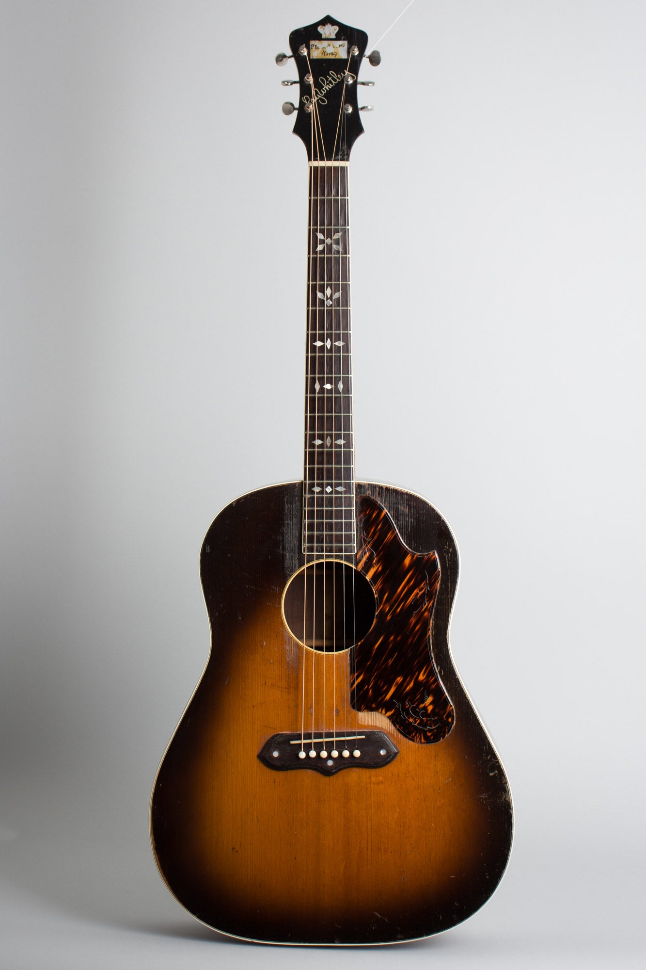 Gibson Recording King Ray Whitley Jumbo Model 1027 Flat Top Acoustic Guitar (1939)