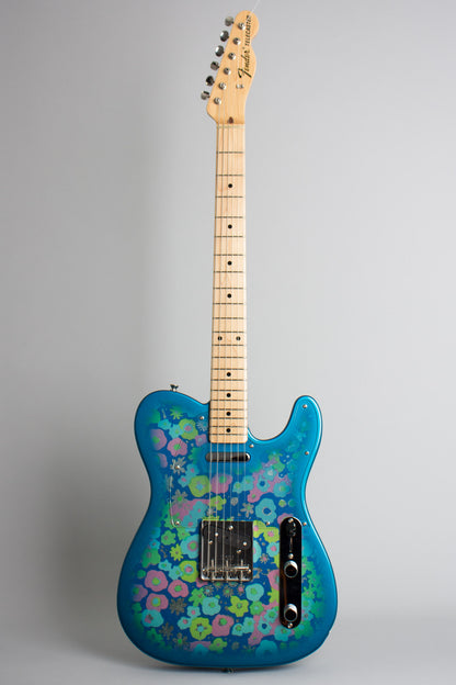 Fender Blue Floral Telecaster Solid Body Electric Guitar (2017)