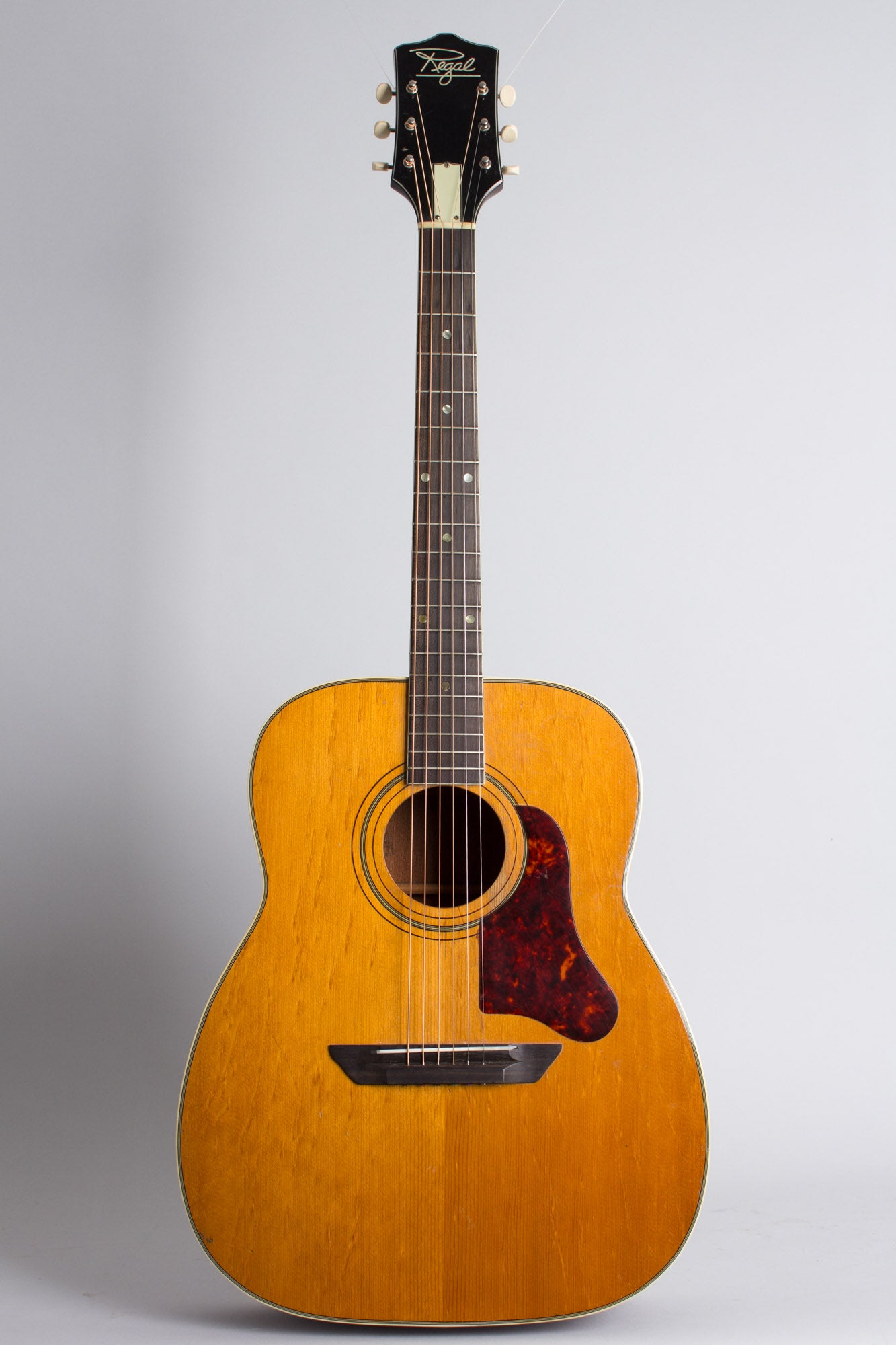 Harmony Regal Model R-235 Jumbo Flat Top Acoustic Guitar (1964)
