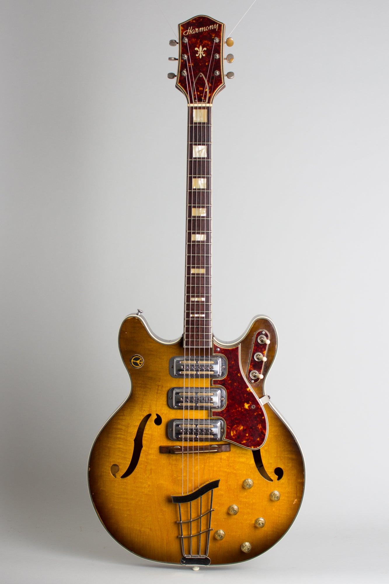 Harmony H-75 Thinline Hollow Body Electric Guitar (1960)