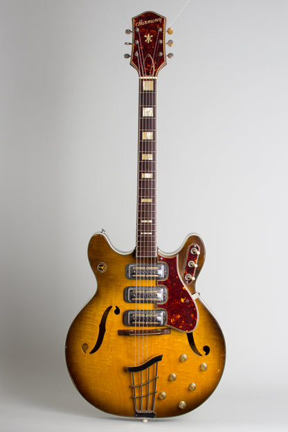 Harmony H-75 Thinline Hollow Body Electric Guitar (1960)