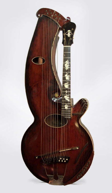 Gibson Style U (modified) Harp Guitar