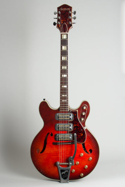 Harmony H78 Heath Model TG-46 Thinline Hollow Body Electric Guitar (1966)